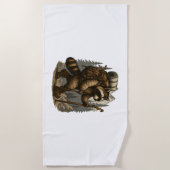 Serviette De Plage Sloth Camping Randonnée (Devant)