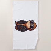 Serviette De Plage Sloth Chill Mood (Devant)