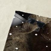 Serviette De Plage Sloth Conduit Voiture Noël Neige Saison Noël (En situation)