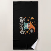 Serviette De Plage Sloth Halloween Objectifs T-shirt classique (Devant)