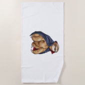 Serviette De Plage Sloth Halloween Vampire classique T-shirt (Devant)