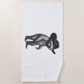 Serviette De Plage Sloth Howdy Sloth (Devant)