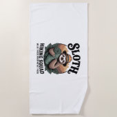 Serviette De Plage Sloth Randonnée Squad Funny Camping (Devant)