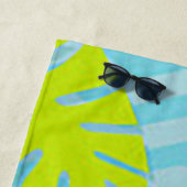 Serviette De Plage "Sloth Relaxant"  (En situation)