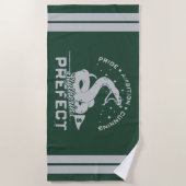 Serviette De Plage SLYTHERIN™ - Badge Préfet (Devant)