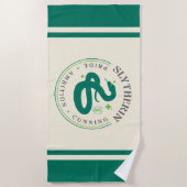 Serviette De Plage SLYTHERIN™ Insigne de fierté de la Maison du serpe (Devant)