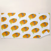 Serviette De Plage Smiling Pawpaw a rencontré 'n Goue Tand (Devant)