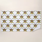 Serviette de plage SMR (Devant)