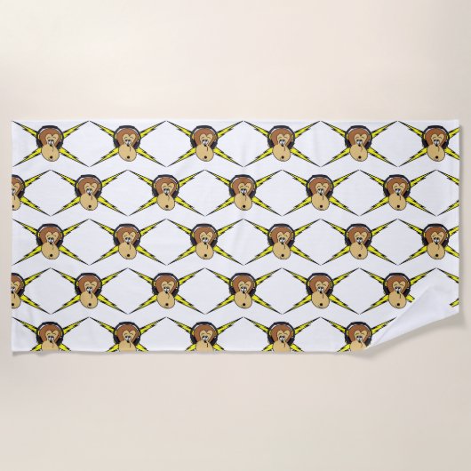 Serviette de plage SMR (Devant)