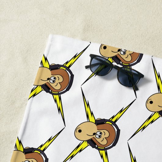 Serviette de plage SMR (En situation)