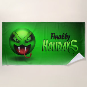 Serviette De Plage Snakemoji