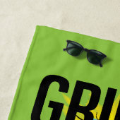 Serviette De Plage Snarky Grinch | Drôle Grinch S'Il Vous Plaît (En situation)