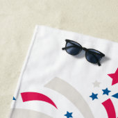 Serviette De Plage Snoopy 4 juillet Danse (En situation)