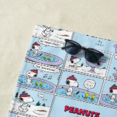 Serviette De Plage Snoopy & Amis Jeu de hockey (En situation)