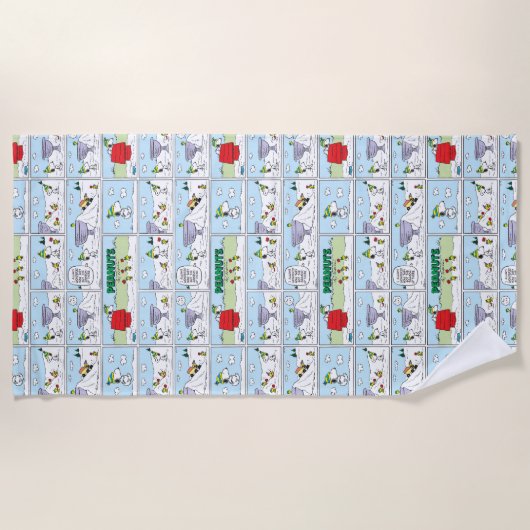 Serviette De Plage Snoopy et l'équipage Zamboni (Devant)