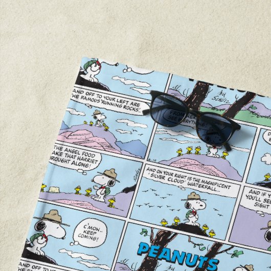 Serviette De Plage Snoopy & Friends | Aller Randonnée (En situation)