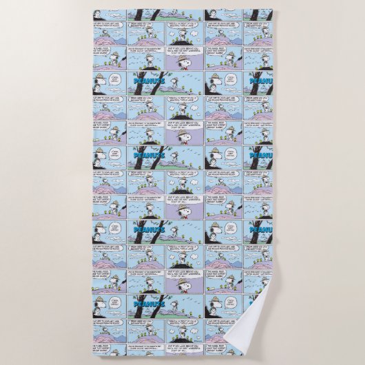 Serviette De Plage Snoopy & Friends | Aller Randonnée (Devant)