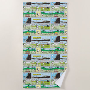 Serviette De Plage Snoopy & Friends   Go Camping