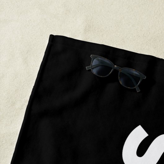 Serviette De Plage Snoopy Japanese Typography Graphic (En situation)