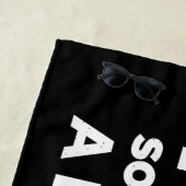 Serviette De Plage Snoopy - Je Travaille Pour Que Mon Chien Puisse Av (En situation)