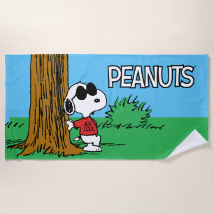 Serviette De Plage Snoopy "Joe Cool" debout
