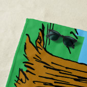 Serviette De Plage Snoopy "Joe Cool" debout (En situation)