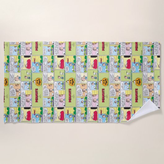 Serviette De Plage Snoopy & Linus | Les grandes nouvelles Citrouilles (Devant)