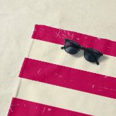 Serviette De Plage Snoopy Vintage Stars & Stripes (En situation)
