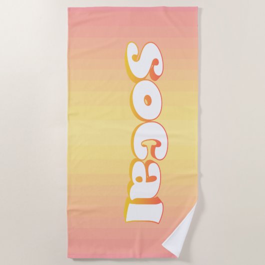 Serviette De Plage SoCal (Devant)