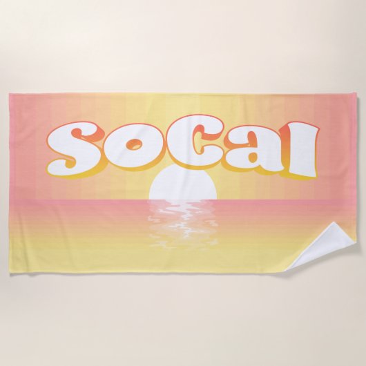 Serviette De Plage SoCal (Devant)