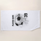 Serviette De Plage Soccer déchiré (Devant)