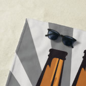 Serviette De Plage Société de brasserie artisanale personnalisée  (En situation)