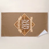 Serviette De Plage Société des vieux Cranky (Devant)