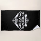 Serviette De Plage Société du Bleak & Misanthropic (Devant)
