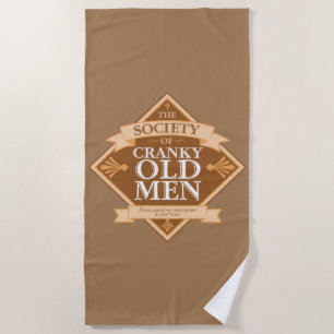 Serviette De Plage Society of Cranky Old Men