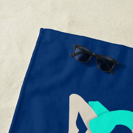 Serviette De Plage Soies aériennes (En situation)