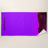 Serviette De Plage Soirée Désert Calme (Devant)