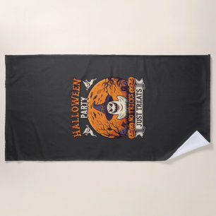 Serviette De Plage Soirée Halloween Pas de Farces Juste des Friandise