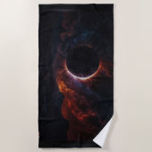 Serviette De Plage Solar Eclipse Chef-d'oeuvre cosmique Xzendor7 Art  (Devant)