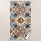 Serviette De Plage Soleil au paradis (Devant)