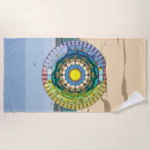 Serviette de plage Soleil d'été (Devant)