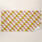 Serviette De Plage Soleil d'été (Devant)
