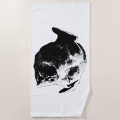 Serviette De Plage Soleil d'hiver, repos facile (Devant)