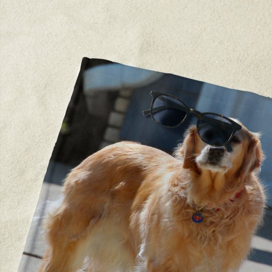 Serviette De Plage Soleil doré (En situation)