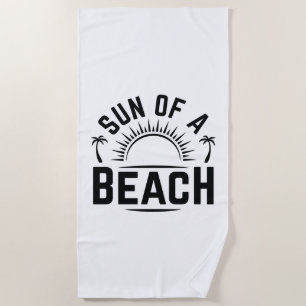 Serviette De Plage Soleil D'Une Plage