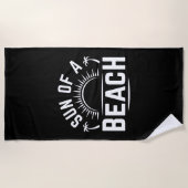 Serviette De Plage Soleil D'Une Plage (Devant)
