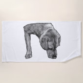 Serviette De Plage Soleil Et Points (Devant)