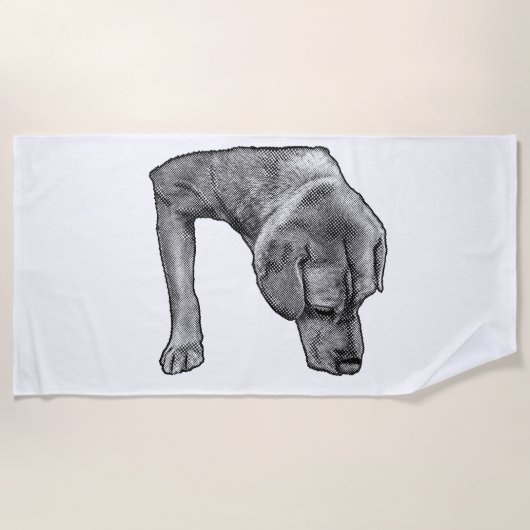 Serviette De Plage Soleil Et Points (Devant)