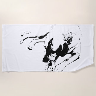Serviette De Plage Soleil, sable et corde