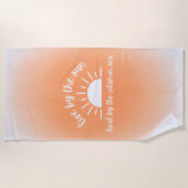 Serviette De Plage Soleil & Vitamine Mer (Devant)